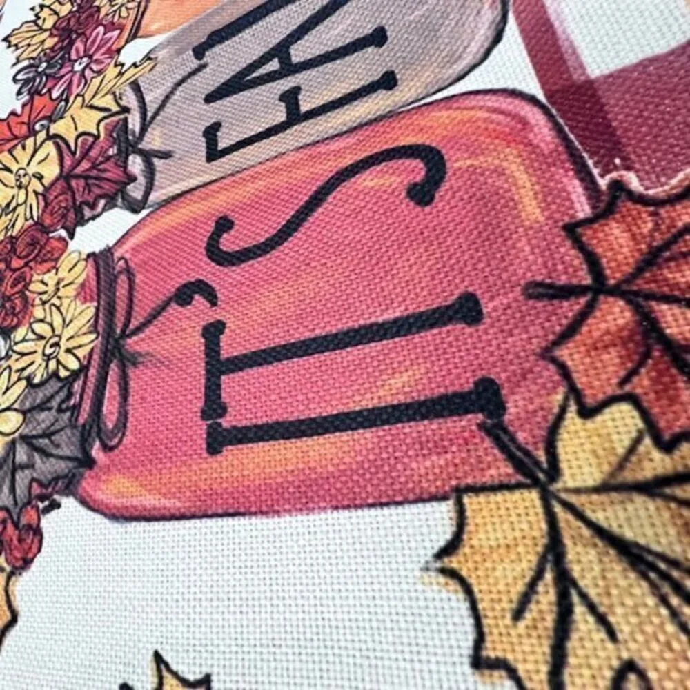 It's Fall Y'all‎ Table Placemats Set Of 4 NEW FALL Cottage Farmhouse Floral CUTE
